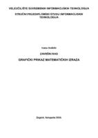 prikaz prve stranice dokumenta Grafički prikaz matematičkih izraza